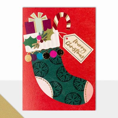 Christmas Card - Bloom Collection - Stocking