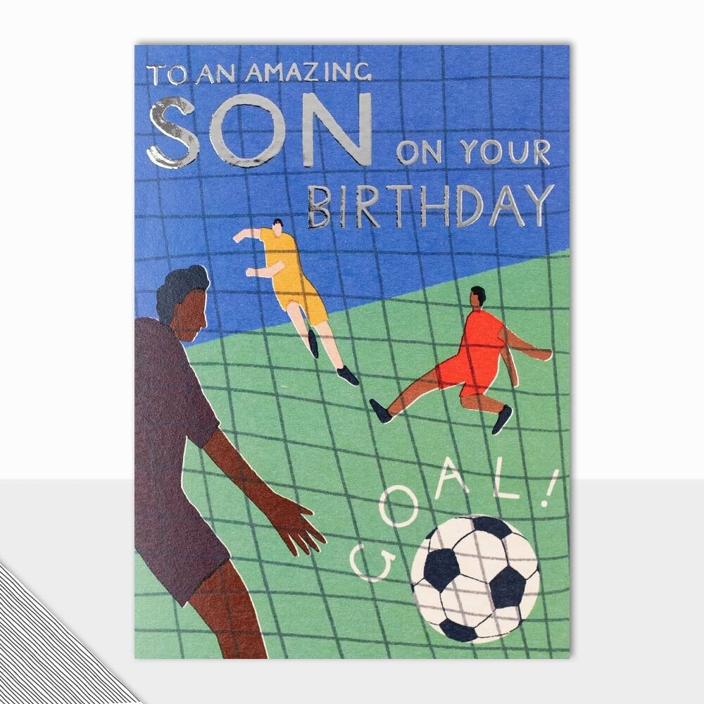 Honcho Collection - Birthday Card - Football - Amazing Son