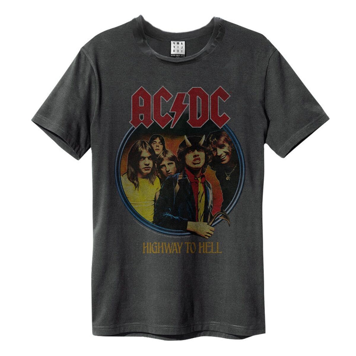 AC/DC Highway To Hell T Shirt - Poster Amplified Vintage