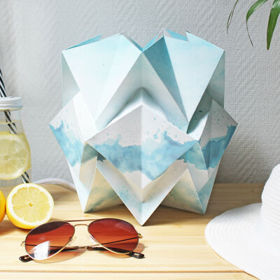 Origami Table Lamp Summer Pattern - M