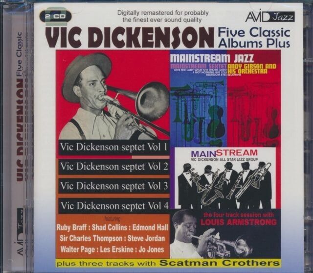 Vic Dickenson CD – Fünf klassische Alben plus (Vic Dickenson Septett Nr. 1 / Nr. 2 / Nr. 3 / Nr. 4 / Mainstream Jazz)