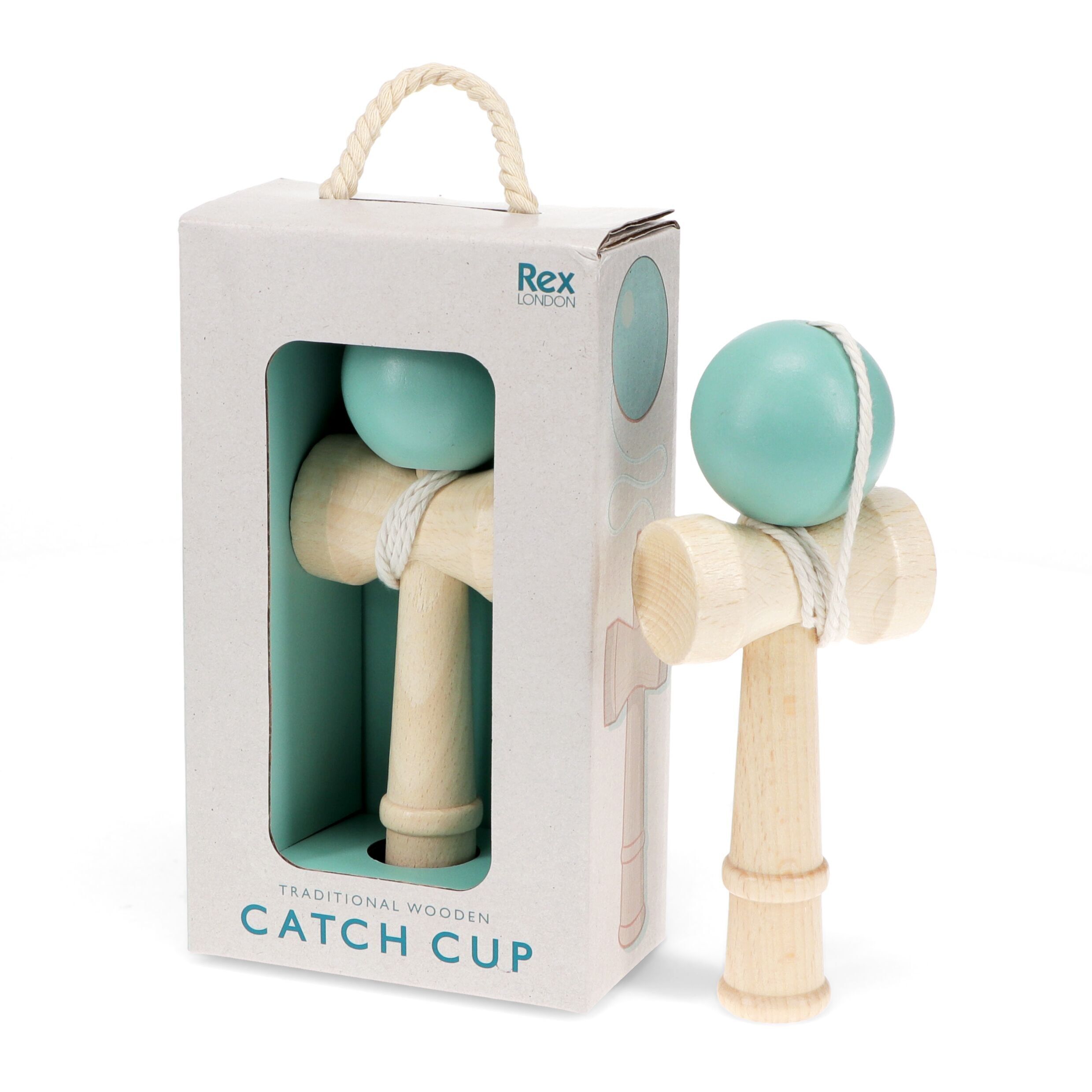 Kendama aus Holz zum Auffangen von Becher und Ball