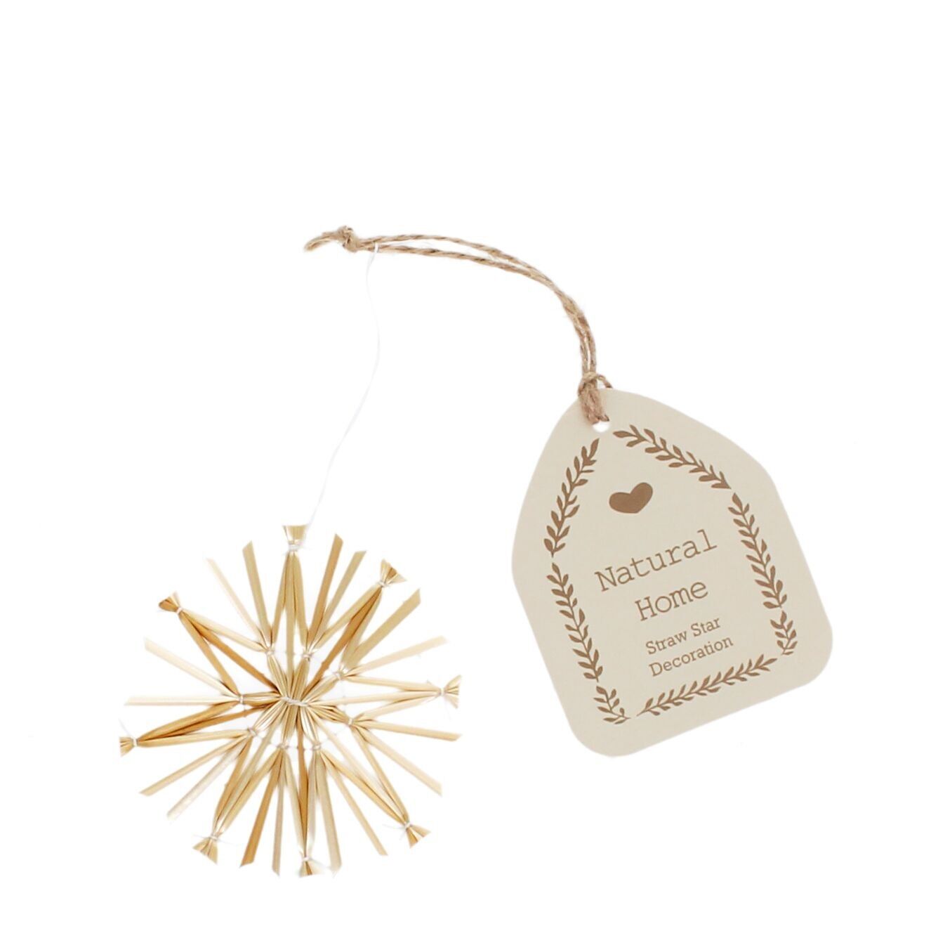 Décoration étoile en paille (8cm)