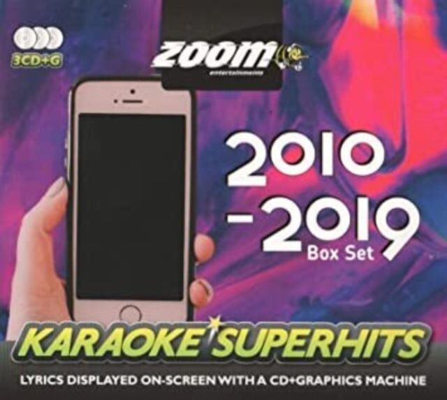 Zoom Karaoke-CD – Karaoke-Superhits: 2010-2019 Boxset (CD+G)