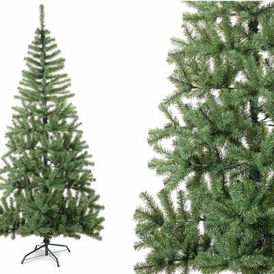 Pins de Noël artificiels Marmolada Mt. 2.10 H avec 658 branches simples et socle en métal