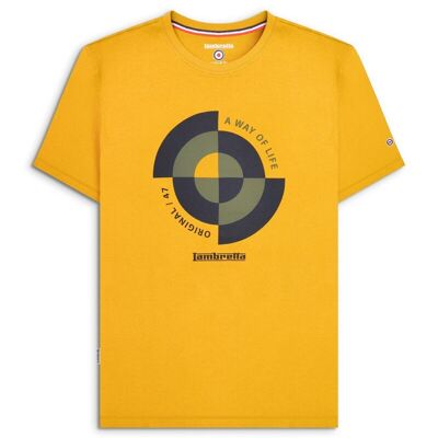 Camiseta Target Quadrant dorada otoño/invierno 2024