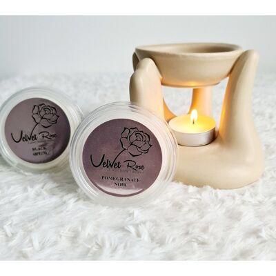 Tan Caring Hand Oil Burner + 2 Complimentary Wax Melts -AVAILABLE IN 22 SCENTS