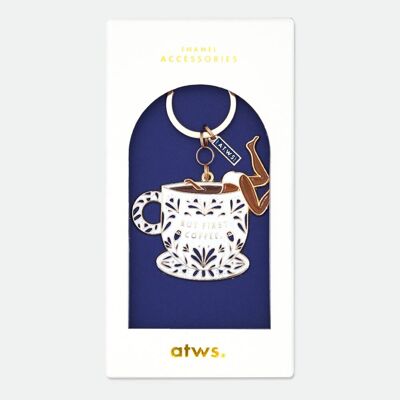 But first coffee - Keychain