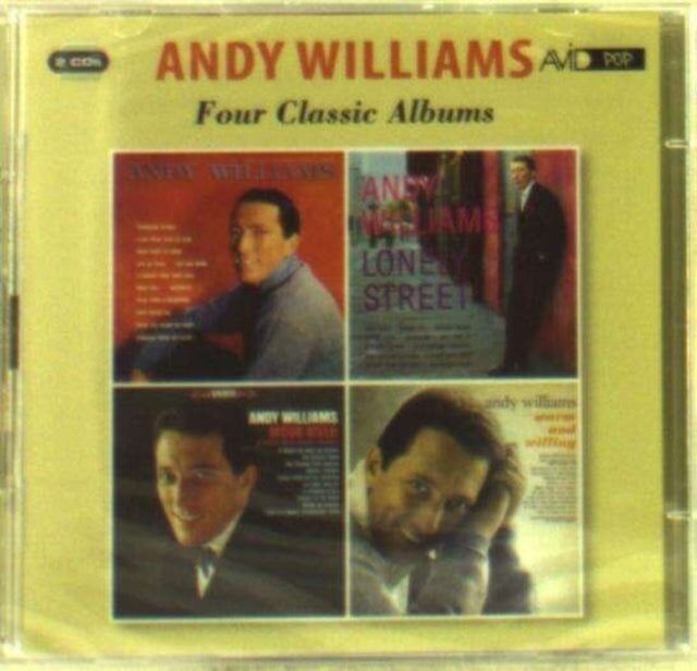 CD di Andy Williams - Quattro album classici (Andy Williams / Lonely Street / Moon River e altri grandi temi cinematografici / Warm And Willing)