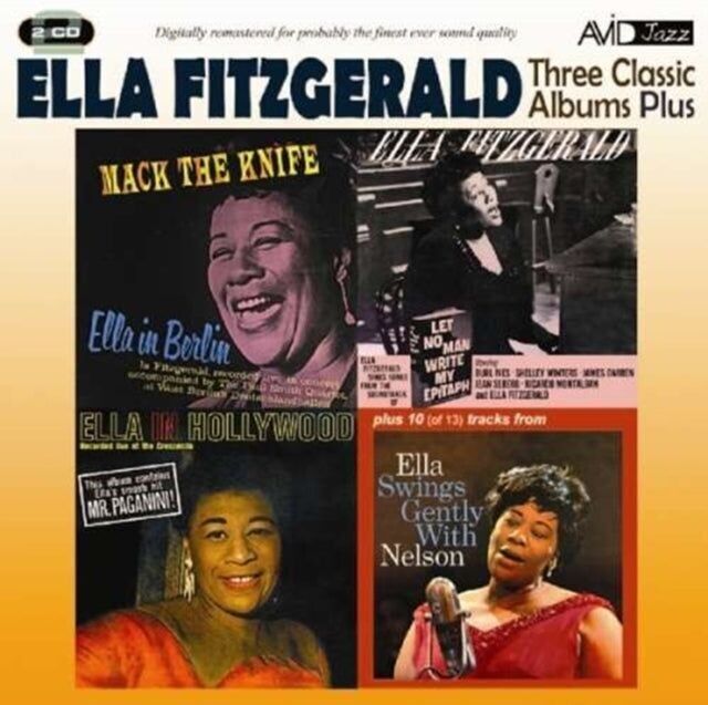Ella Fitzgerald CD - Three Classic Albums Plus (Mack The Knife / Let No Man Write My Epitaph / Ella In Hollywood)