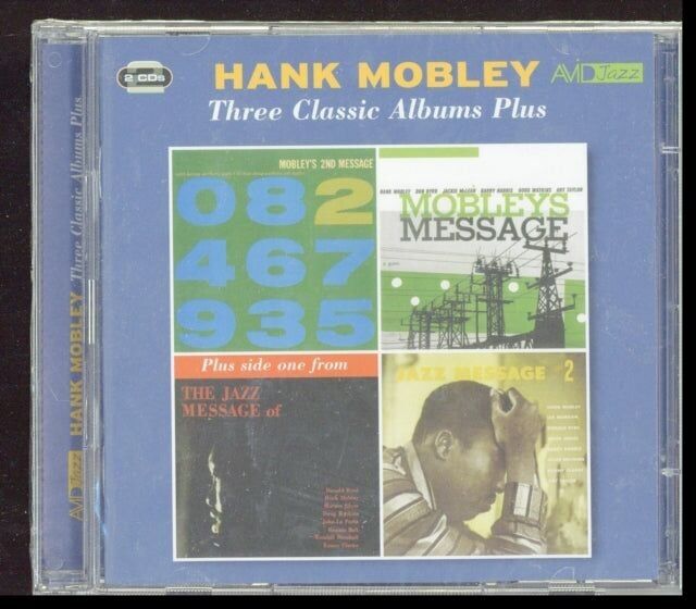 Hank Mobley CD - Three Classic Albums Plus (Mobley's Message / 2nd Message / Jazz Message No. 2)