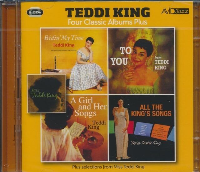 Teddi King CD - Four Classic Albums Plus (Bidin' My Time / To You From Teddi King / A Girl And Her Songs / All The King's Song)