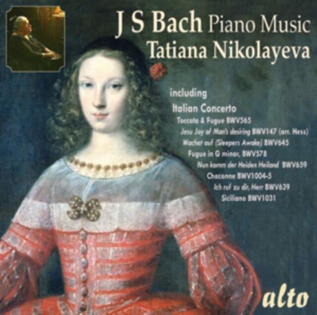 Tatiana Nikolayeva CD - Musica per pianoforte di Bach: Jesu Joy. Toccata. Concerto Italiano Etc Etc (Arrs.) 
