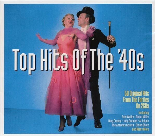 Fats Waller, Glenn Miller, Bing Crosby usw.CD – Top-Hits der 40er Jahre (50 Titel) (2xCD)
