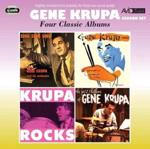 Gene Krupa CD - Four Classic Albums (Sing. Sing. Sing / Gene Krupa Quartet / Krupa Rocks / The Jazz Rhythms Of Gene Krupa)