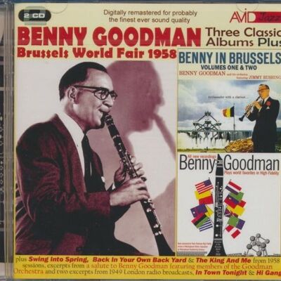Benny Goodman CD - Tre album classici più (Benny In Brussels Vol 1 / Benny In Brussels Vol 2 / Riproduce i preferiti del mondo in alta fedeltà)