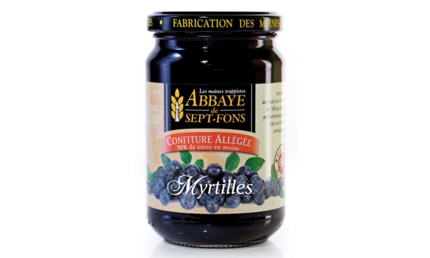 Marmellata leggera di mirtilli