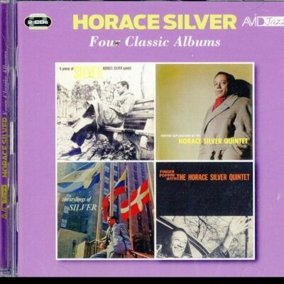 CD Horace Silver - Quatre albums classiques (Six pièces d'argent / Explorations supplémentaires du quintet Horace Silver / Le style de l'argent / Finger Poppin' avec le quintet Horace Silver)