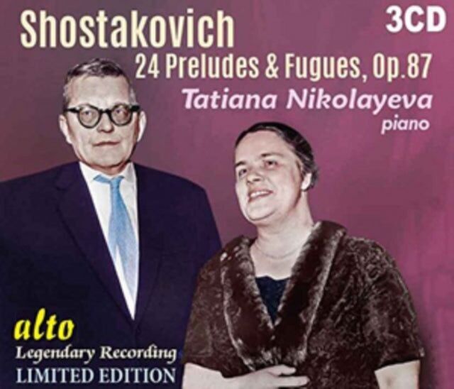 Tatiana Nikolayeva CD – Schostakowitsch 24 Präludien und Fugen