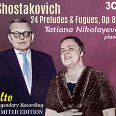 CD de Tatiana Nikolayeva: 24 preludios y fugas de Shostakovich