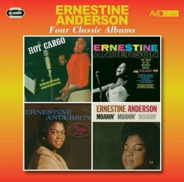 Ernestine Anderson CD – Vier klassische Alben (Hot Cargo / The Toast Of The Nation's Critics / My Kinda Swing / Moanin' Moanin' Moanin')