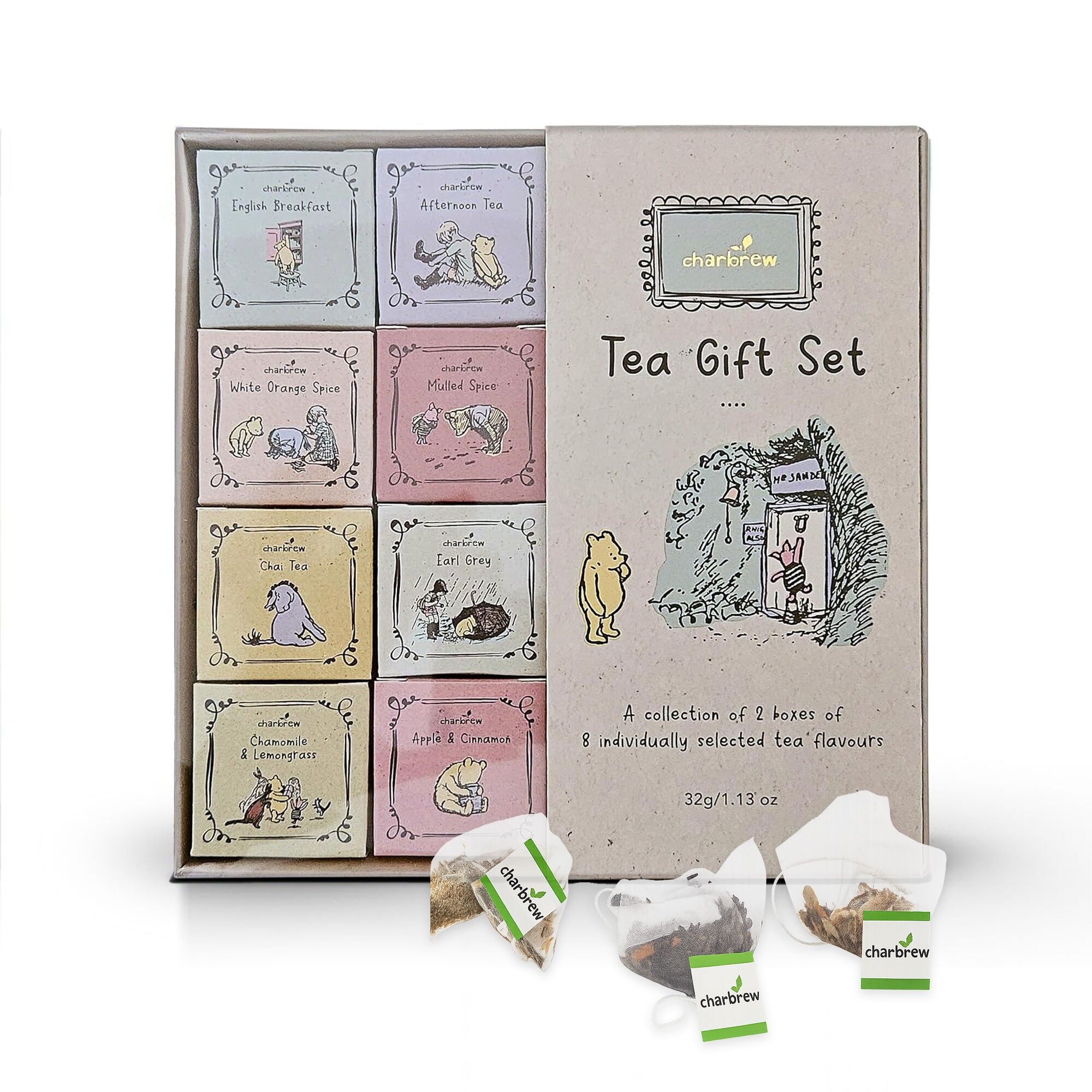 Winnie The Pooh Gift Set di Charbrew - Winnie The Pooh Gift Set 16 bustine di tè