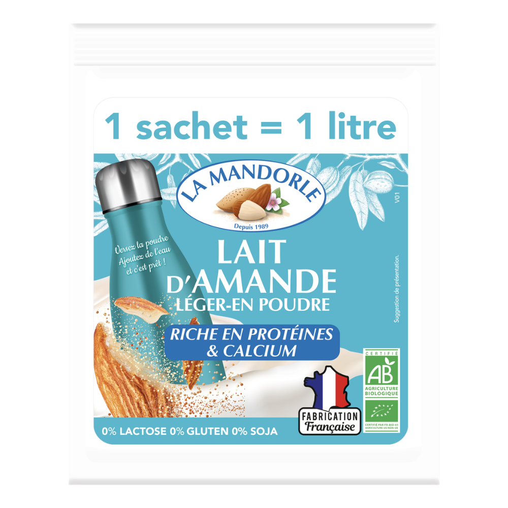 Light Almond Milk Powder - 80g: 1L