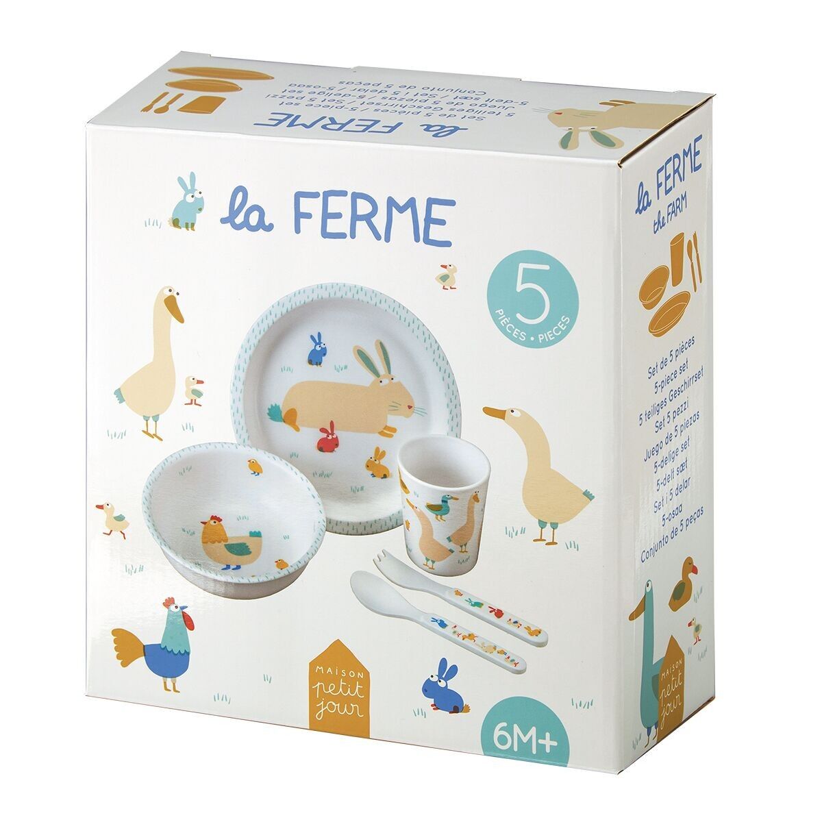 COFFRET CADEAU 5 PIÈCES LA FERME