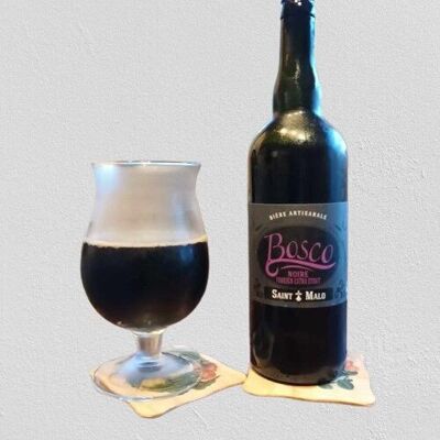 Foreign Extra Stout Black Beer 6° Organic 75 cl
