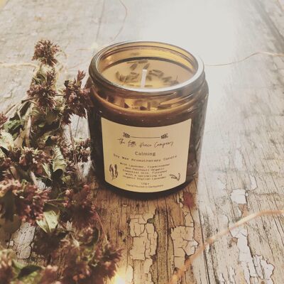 Calming Soy Wax Aromatherapy Candle
