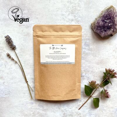 Sleepy Himalayan Crystal Bath Salts 75g