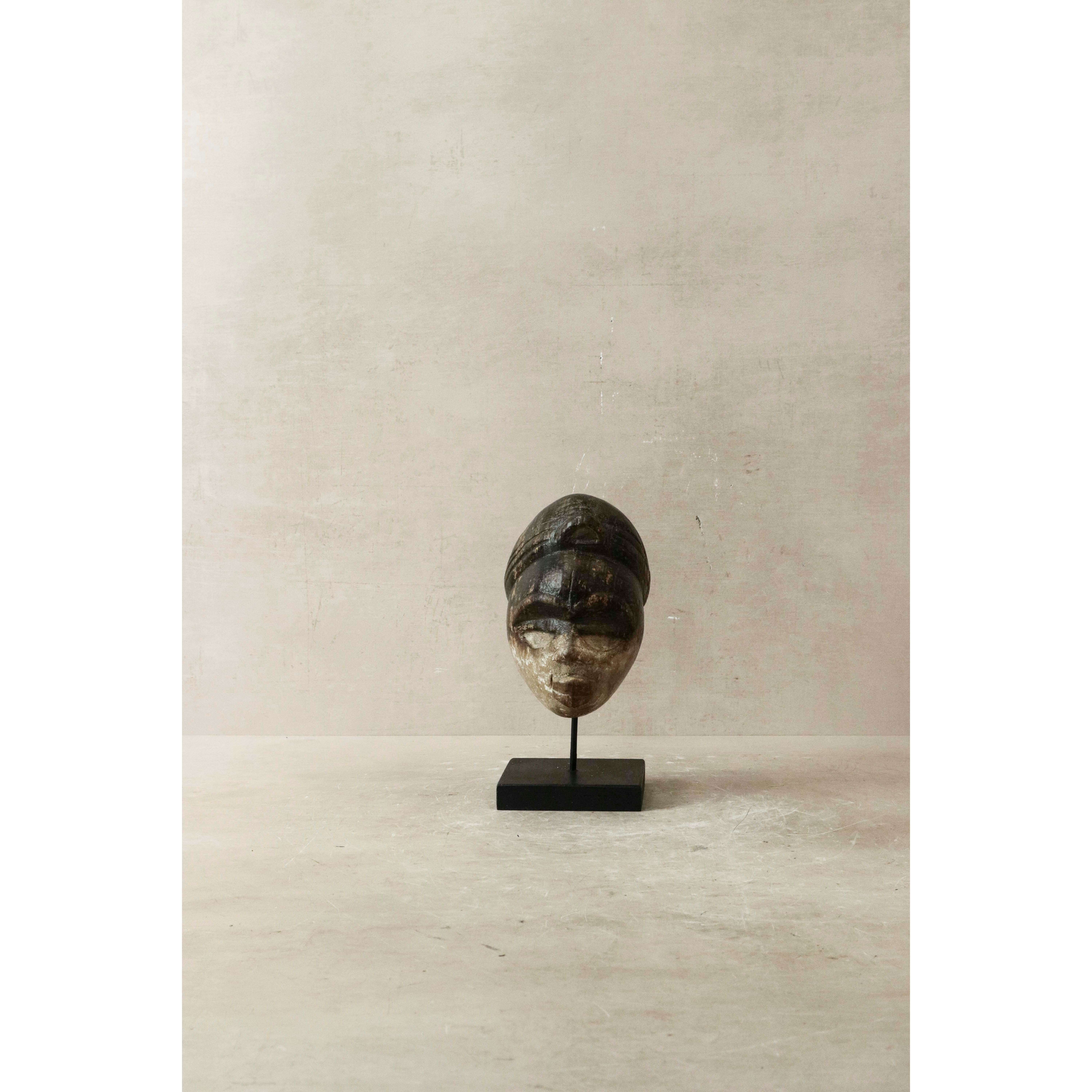 Masque africain sculpté à la main petit - 60.27