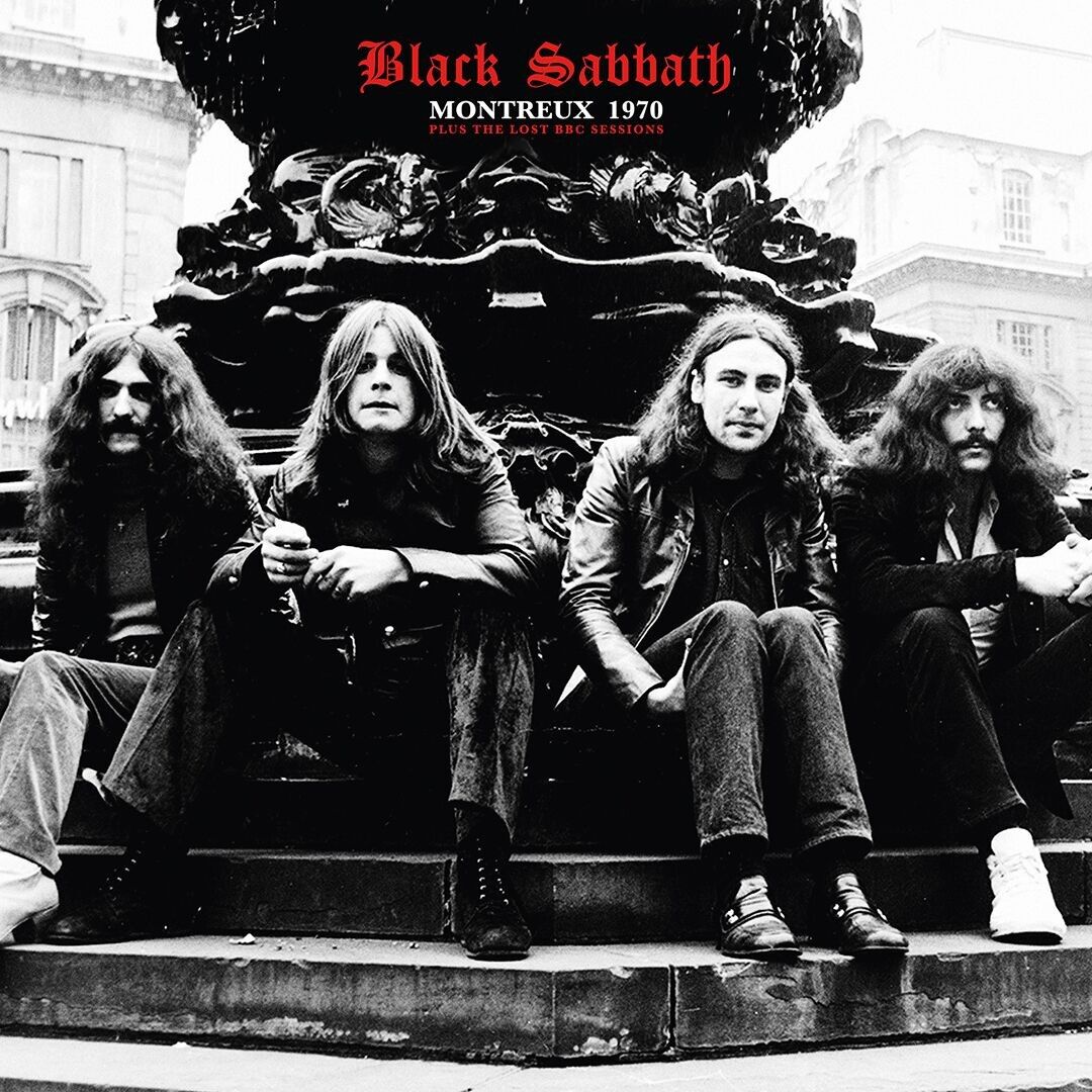 Black Sabbath LP - Montreux 1970 (Vinile trasparente/rosso splatter)