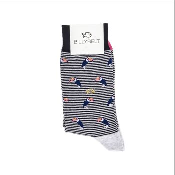 Chaussettes Animaux Toucan Rose 1