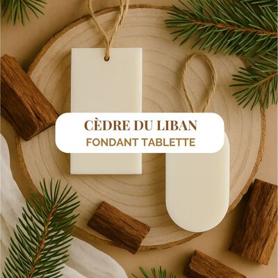 "Cedar of Lebanon" Scented wax tablet 10h