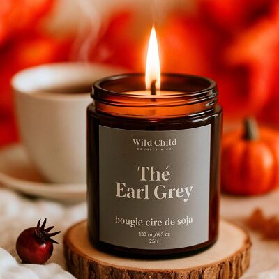 "Té Earl Grey" - Vela aromática natural - 25h