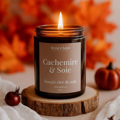 "Cachemire & Soie" - Bougie naturelle parfumée - 25h