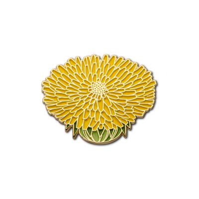 Pin de esmalte "Diente de león"