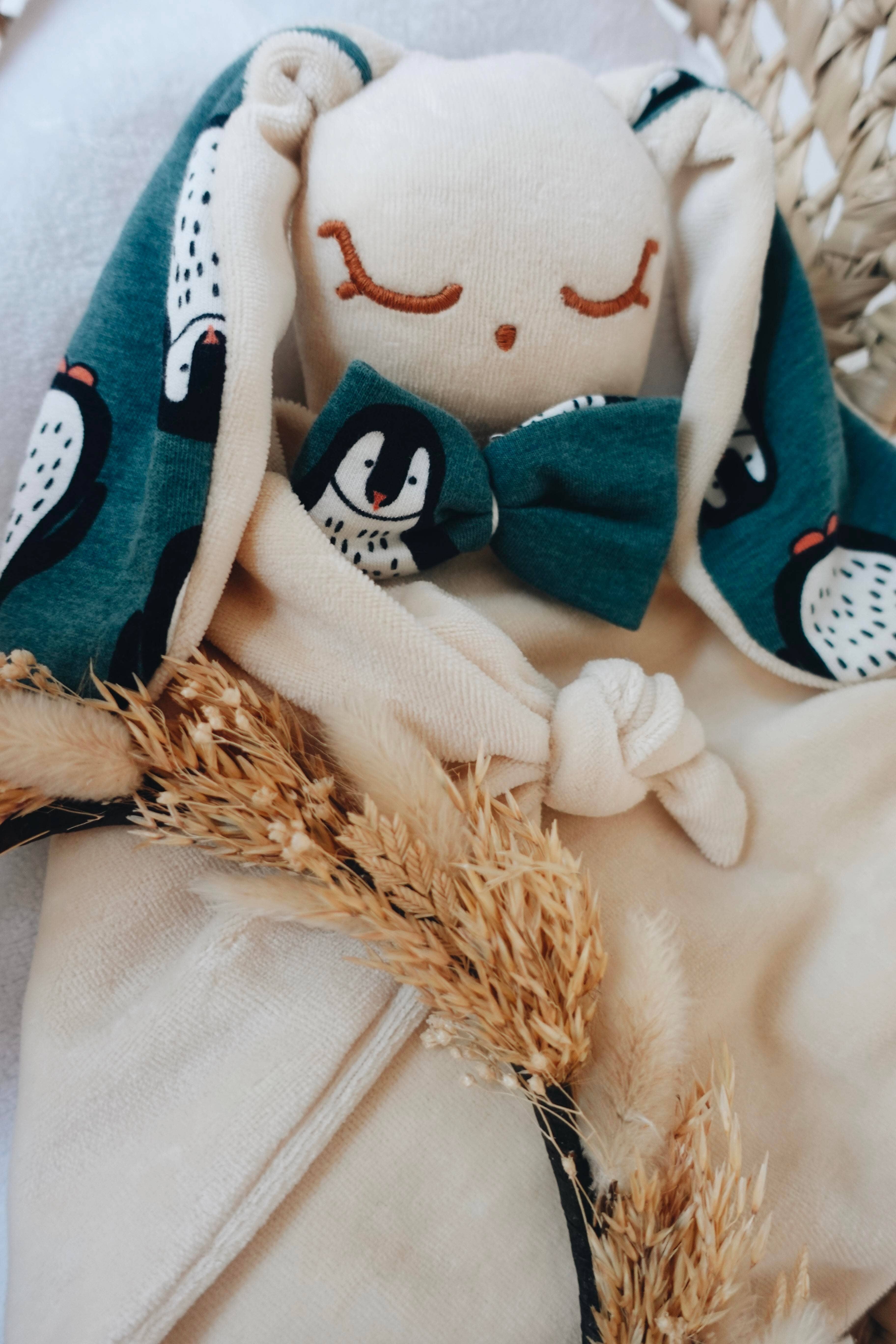 Oblaten-Samtdecke – Pinguine