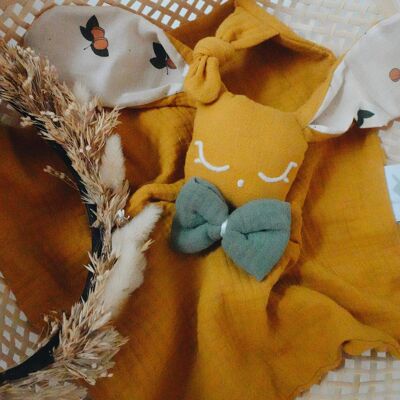 Doudou Lange Câlin Nodi - Crema di albicocche