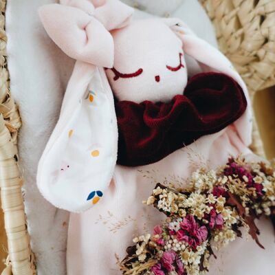 Bouillotte noyaux de cerise Velours - Lapinous