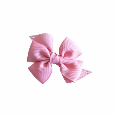 hairpin double bow with rhinestones