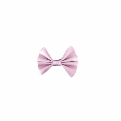 hair clip Elena double bow satin old pink