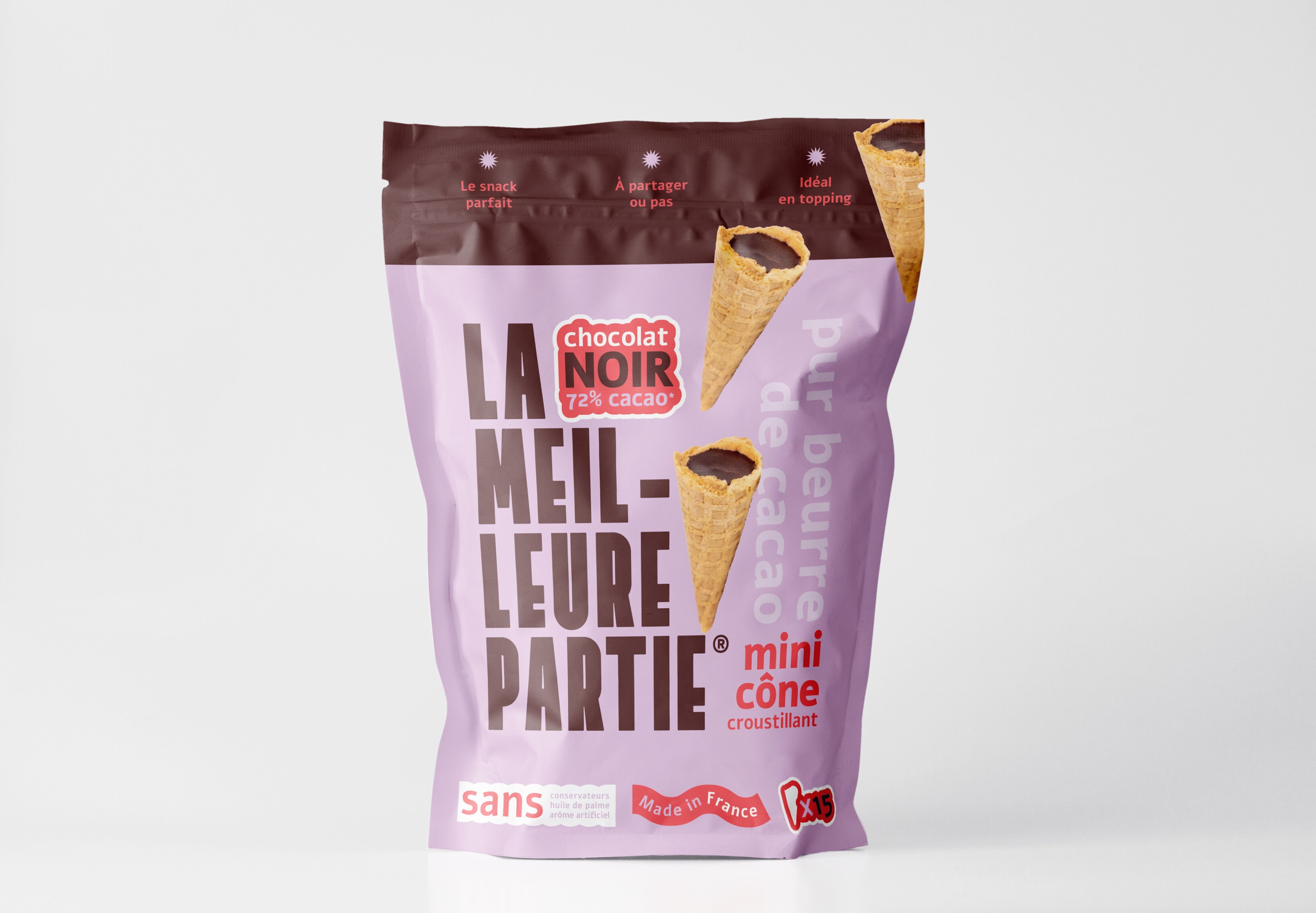 La Meilleure Partie® Chocolat Noir Végan 72%