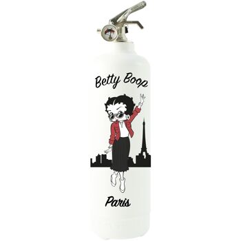 Extincteur - Betty Boop Paris blanc 1