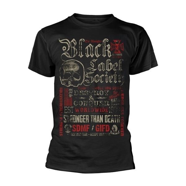 Maglietta Black Label Society - Distruggi e conquista