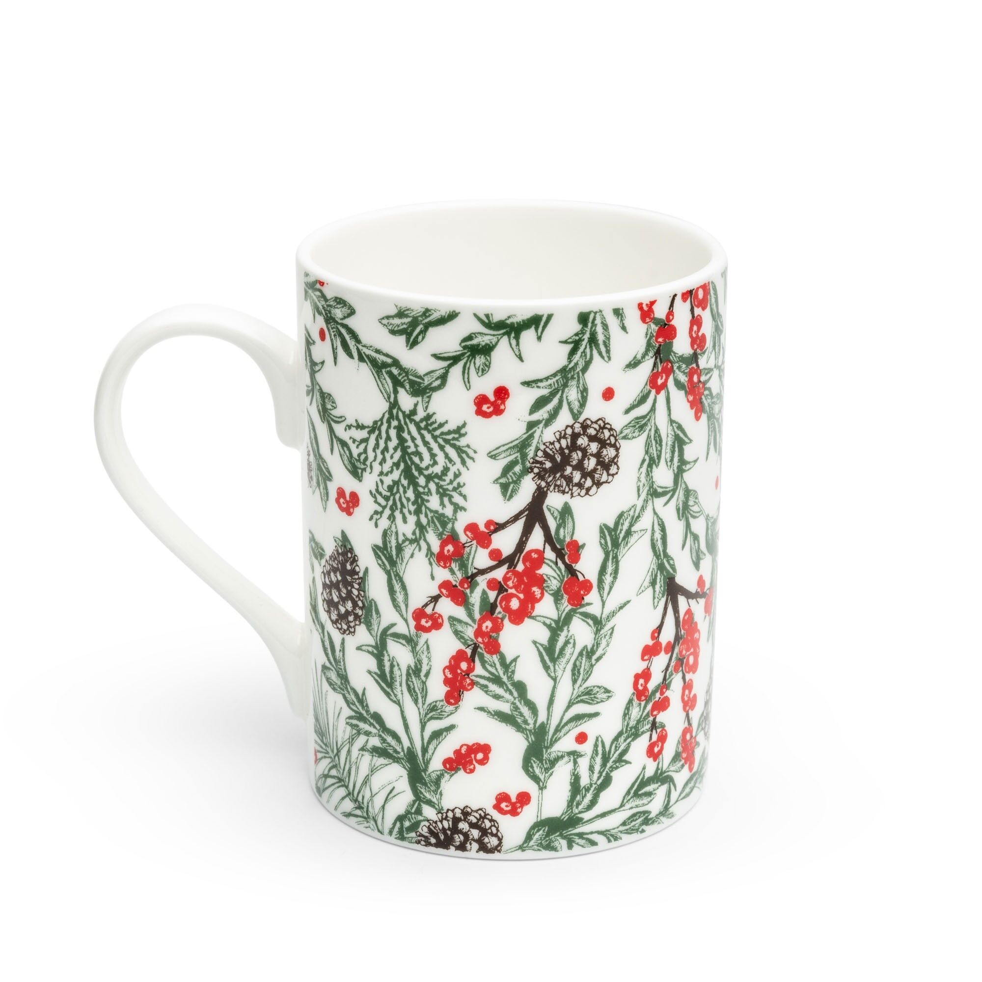 Tasse en porcelaine tendre de jardin de Noël