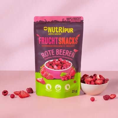 Fruit Snacks Mezcla de frutos rojos 25g