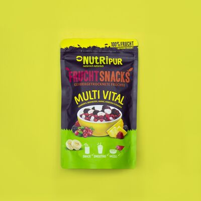 Snacks aux frutas Multi Vital Mix 25g