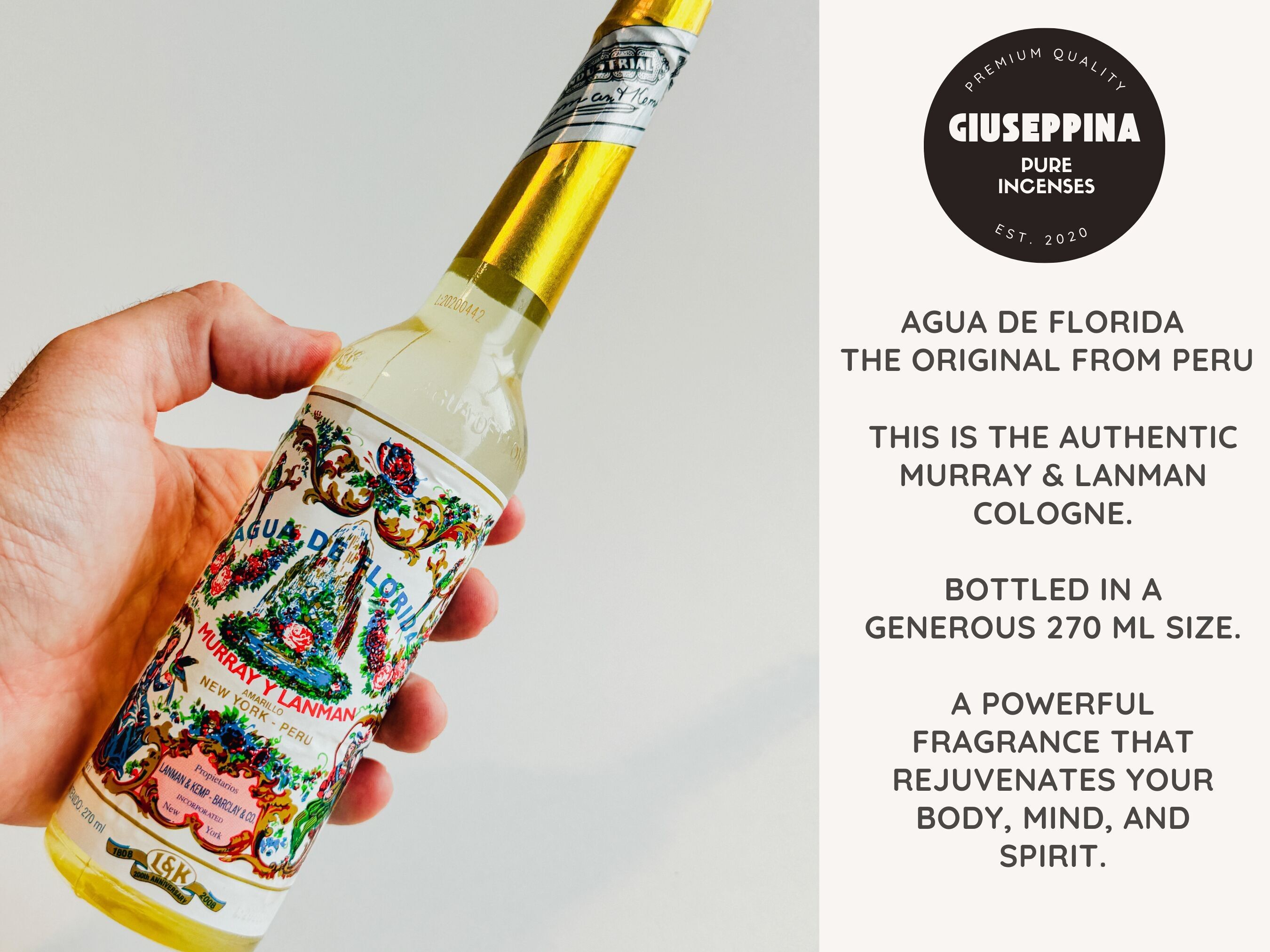 Buy wholesale FLORIDA WATER - The Original Florida Water from Peru
